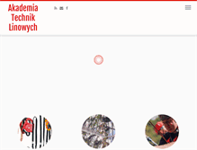 Tablet Screenshot of akademiatechniklinowych.pl